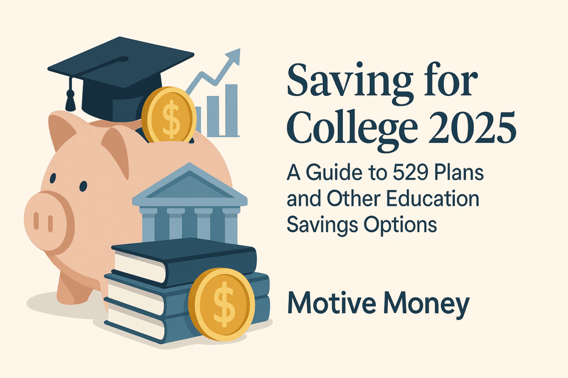 Saving for College 2025: A Guide to 529 Plans and Other Education Savings Options piggy bank with a graduation cap on top, symbolizing college savings