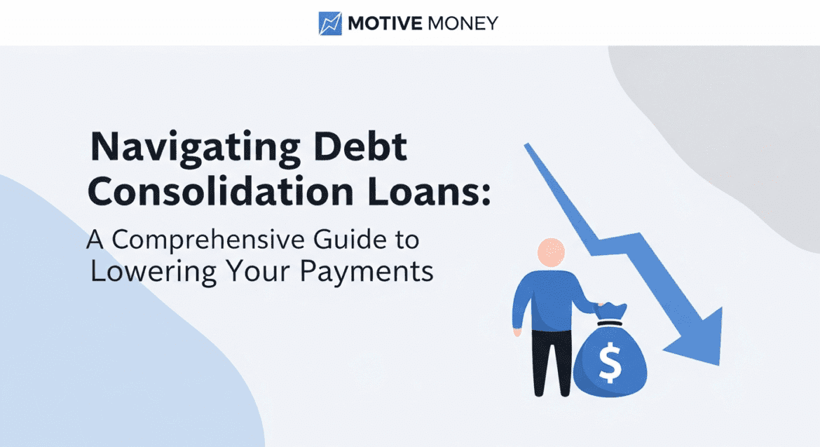 Navigating Debt Consolidation Loans: A Comprehensive Guide to Lowering Your Payments person untangling multiple ropes into one neat rope, symbolizing debt consolidation